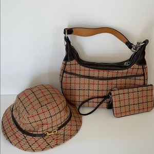 Coach Plaid Wool Set